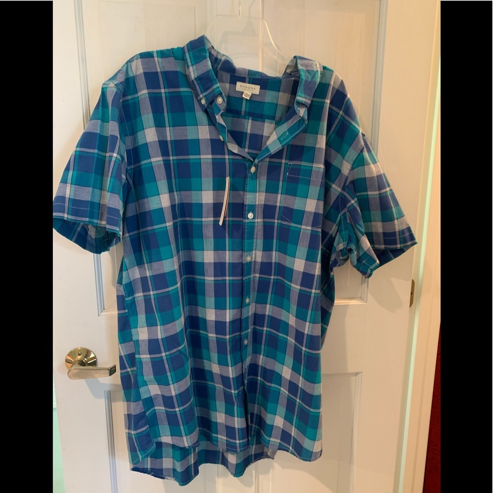 Big and Tall Short Sleeve Dress Shirt